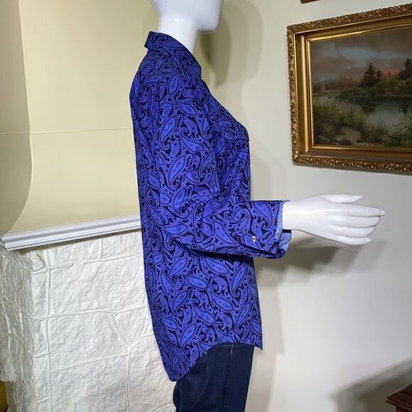 Rough Stock 100% Cotton Classic Paisley Cowboy Shirt - Picture 4 of 14